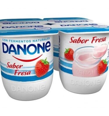 Yogur de fresa Danone