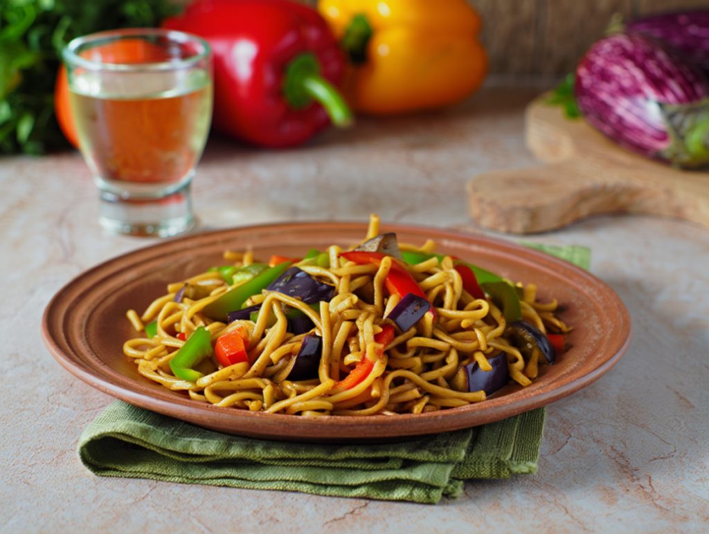 Fideuá de verduras