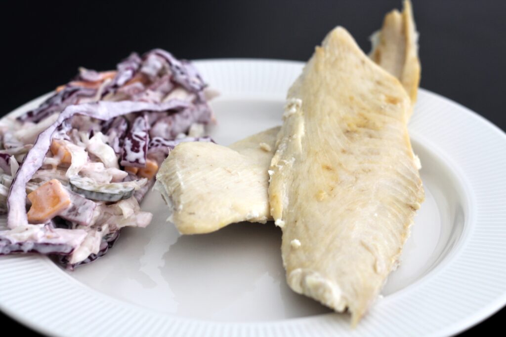 Pescado sin salsa 👉 Palometa al vapor