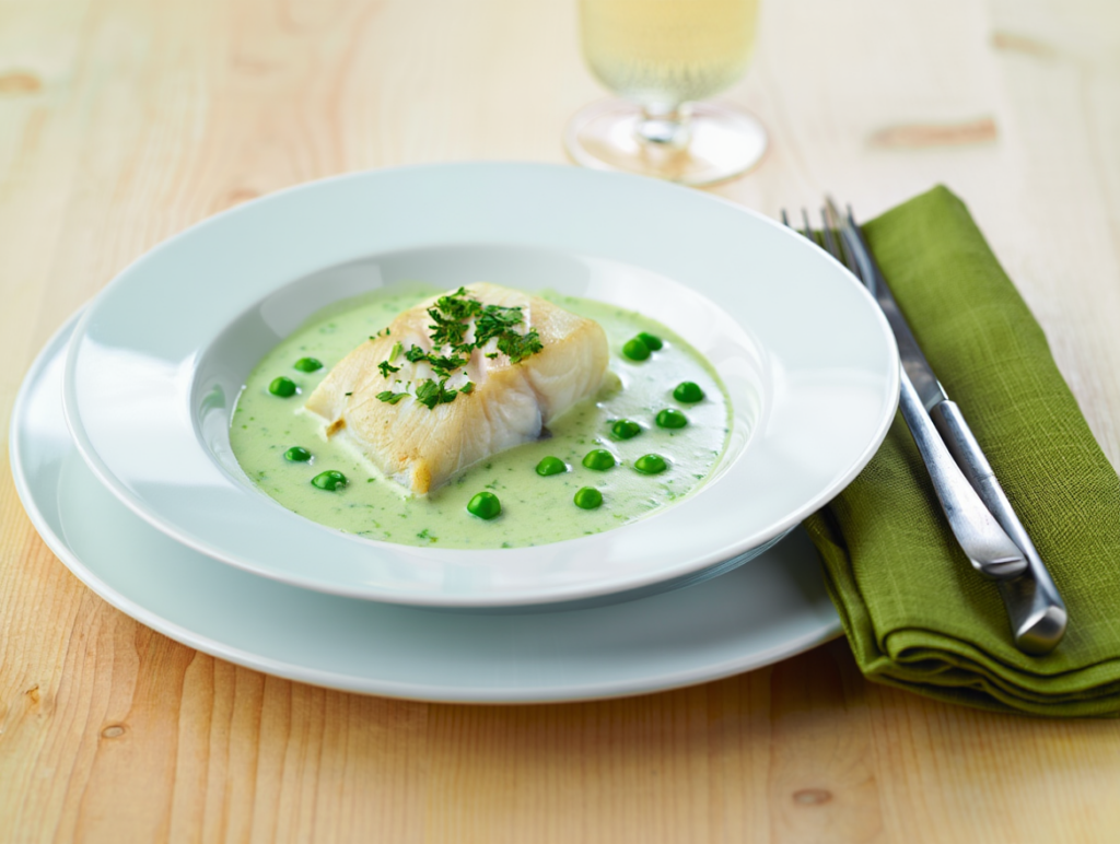 Merluza con salsa verde