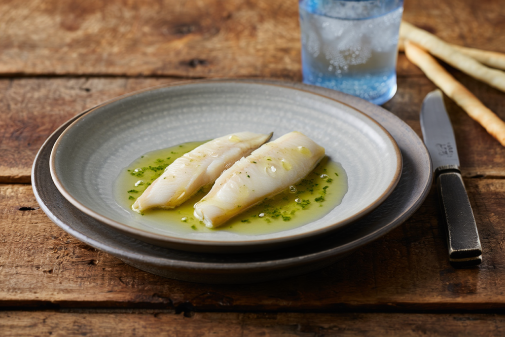 Merluza con salsa verde