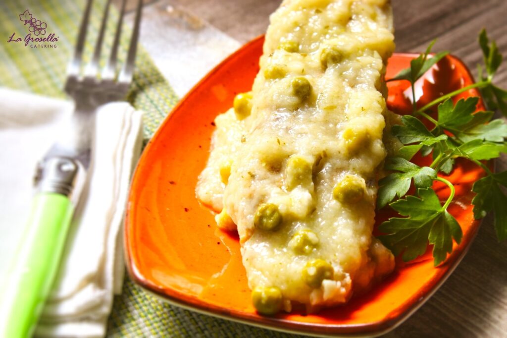 Palometa con salsa verde