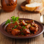 Comida a domicilio - Cerdo guisado con salsa de verduras