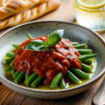 Comida a domicilio - Judías verdes con tomate