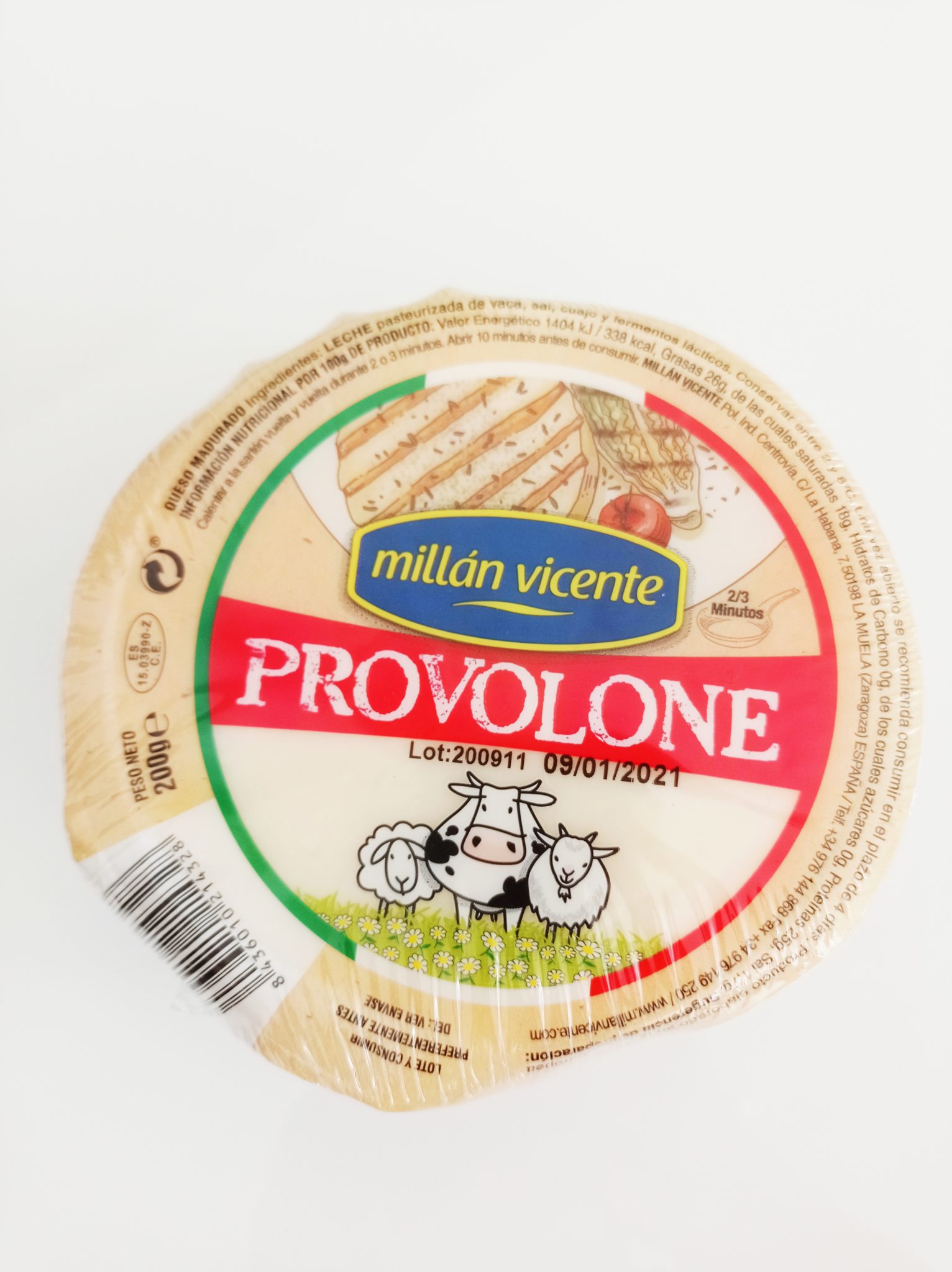 Queso Provolone Pack de 2 de 200Gr. La Grosella® Comida para llevar