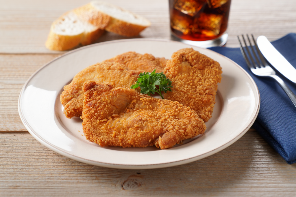 Pollo empanado