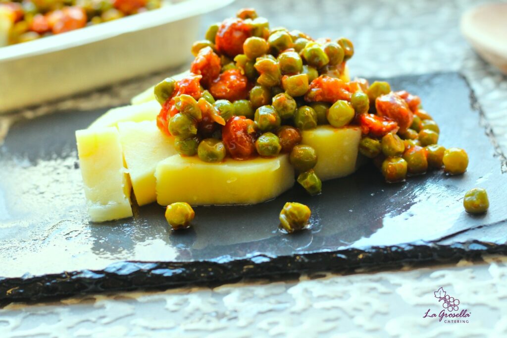 Guisantes con 👉 chistorra