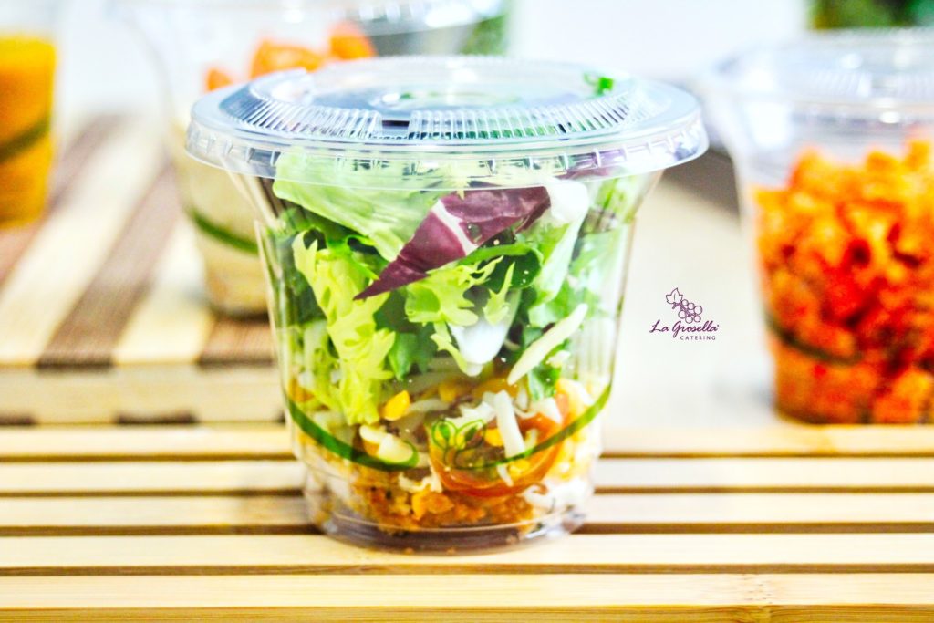 Mini ensalada de pavo