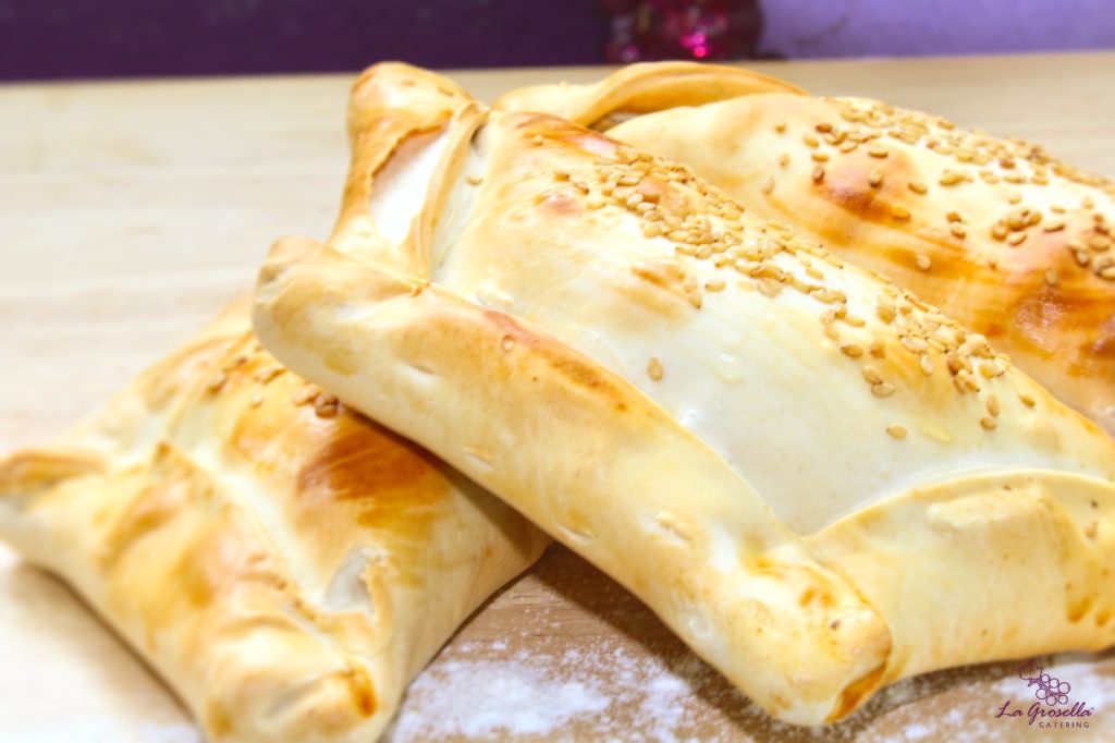 Empanada chilena vegetariana de espinacas