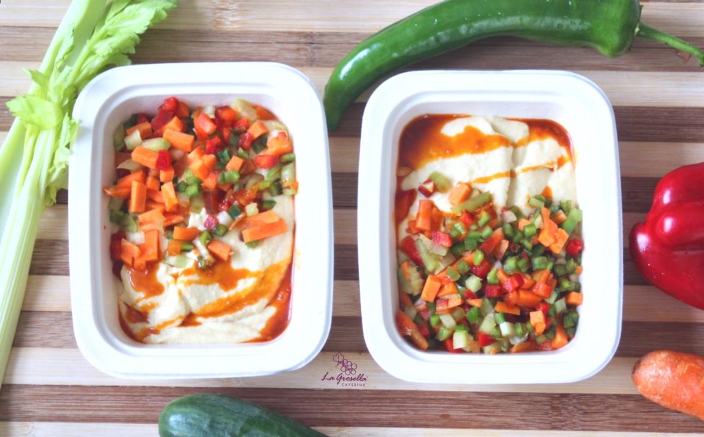 Hummus de garbanzos y alcachofas