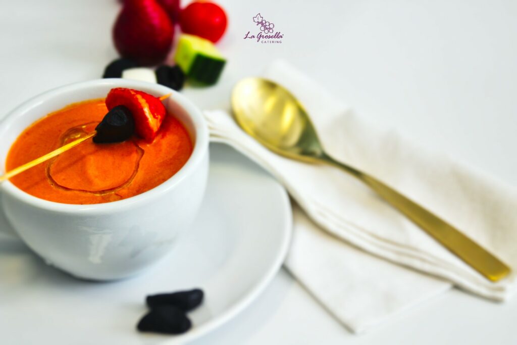 Gazpacho con fresas