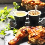Comida a domicilio - Jamoncitos de pollo asados con miel y mostaza a la antigua