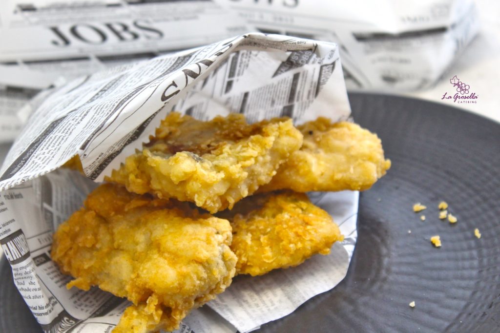 Merluza empanada