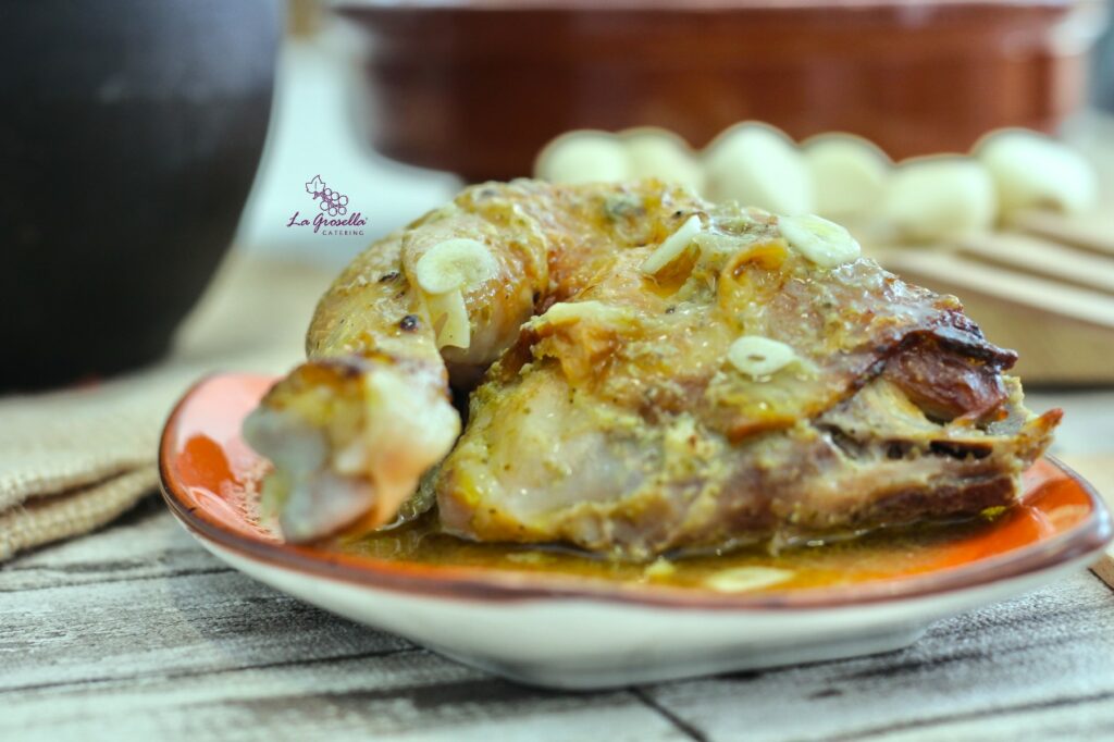 Jamoncitos al ajillo y tomillo