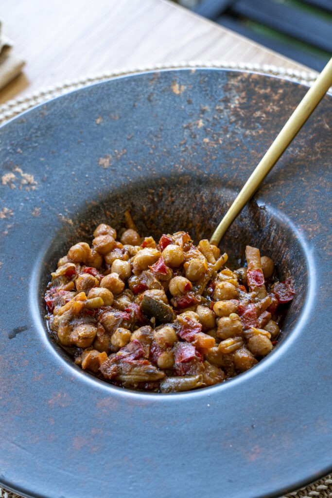 Tajine de garbanzos