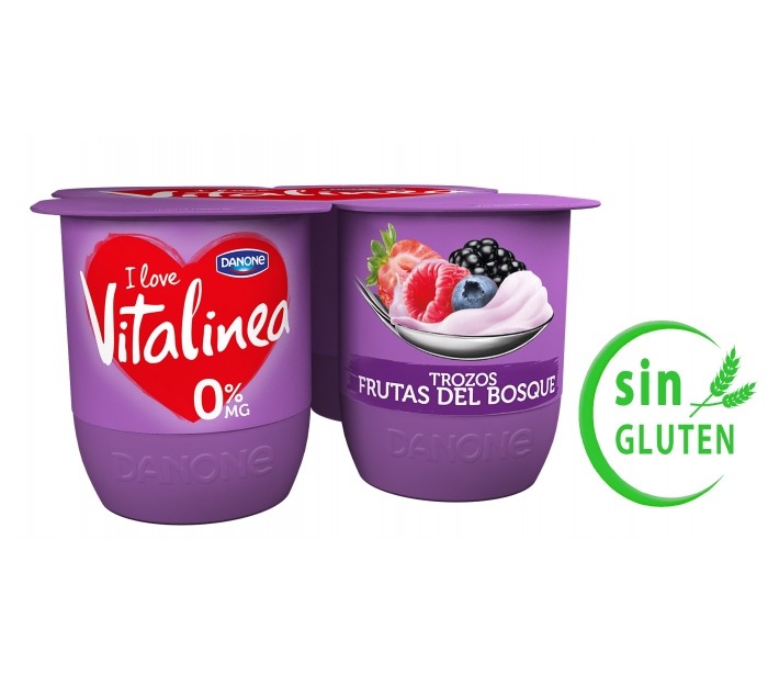 Yogur de frutos del bosque Vitalinea extra