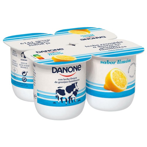 Yogur de limón Danone Extra - La Grosella® - Comida para llevar y menús  para oficinas
