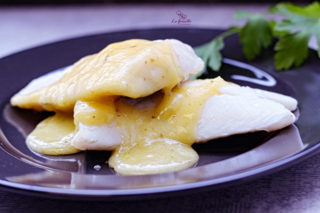 Bacalao con salsa Menier