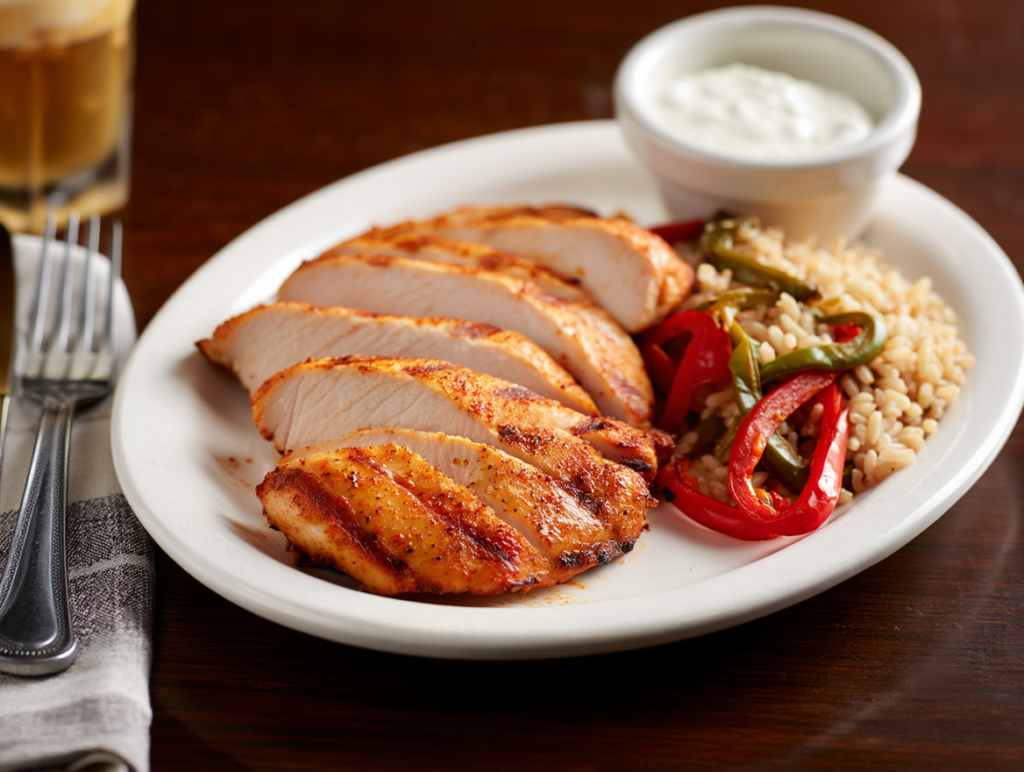 Pechuga de pollo con especias cajún