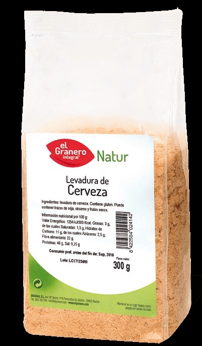 Levadura de cerveza 300 Gr.