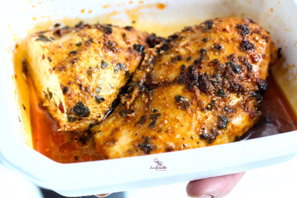 Pechuga de pollo al chimichurri