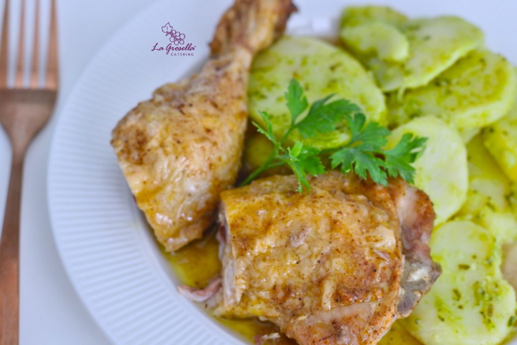 Jamoncitos de pollo asados
