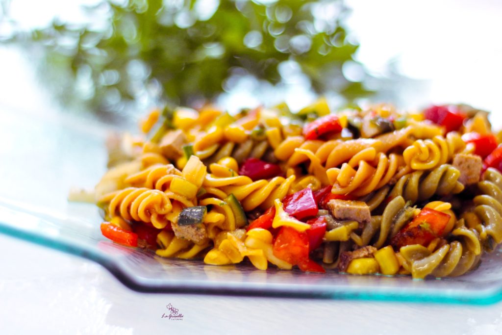 Ensalada de pasta multivegetal