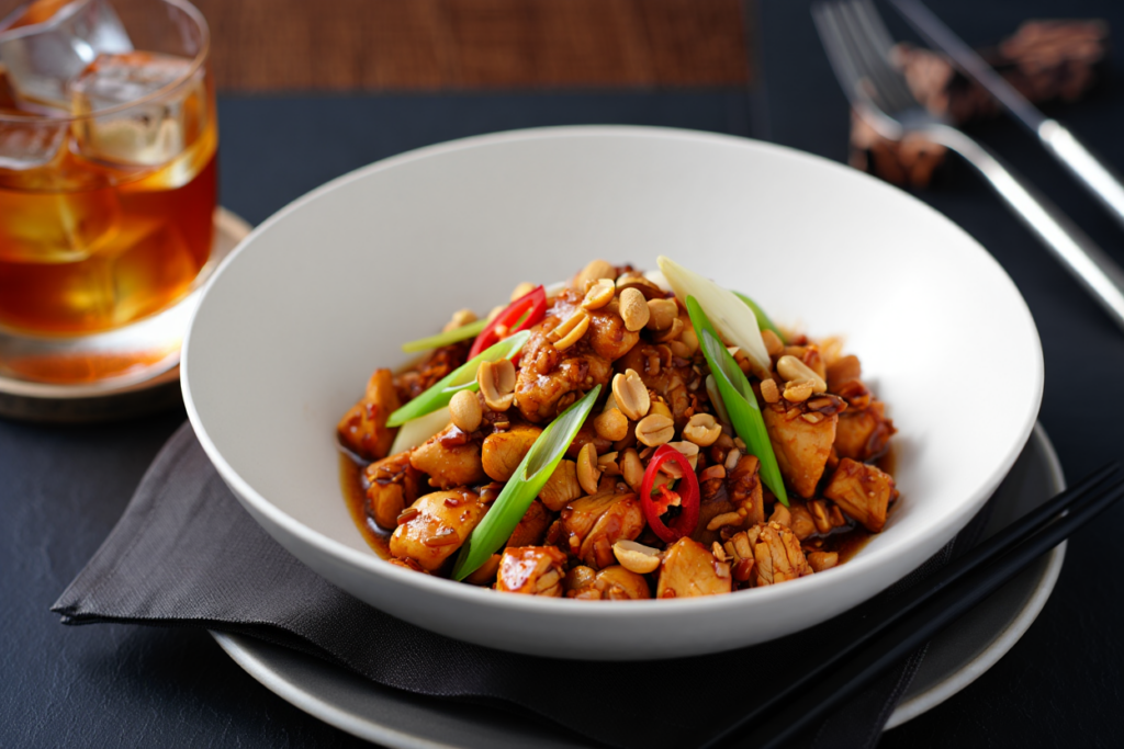 Ragú de pollo Kung Pao