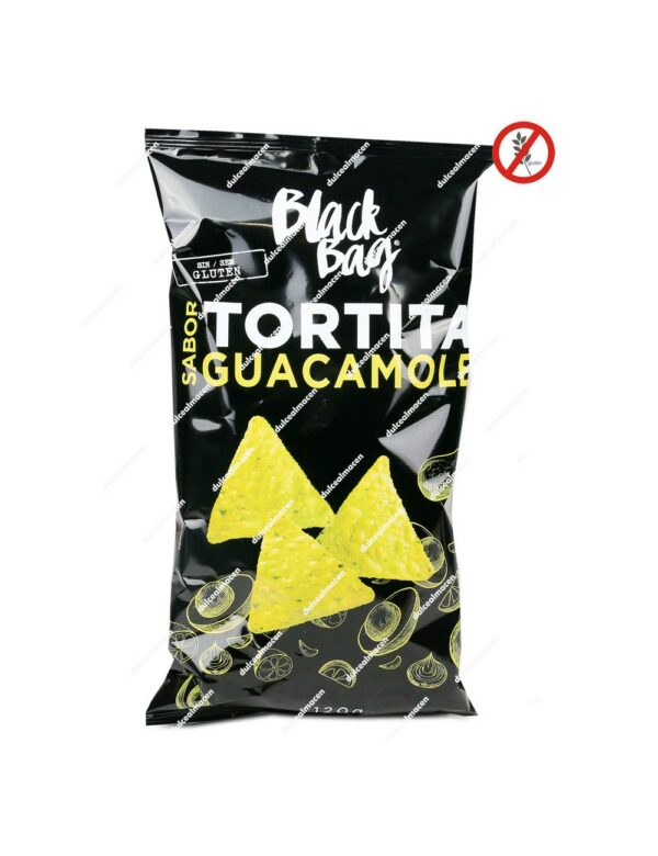 Bolsa de nachos sabor guacamole 120 Gr. extra