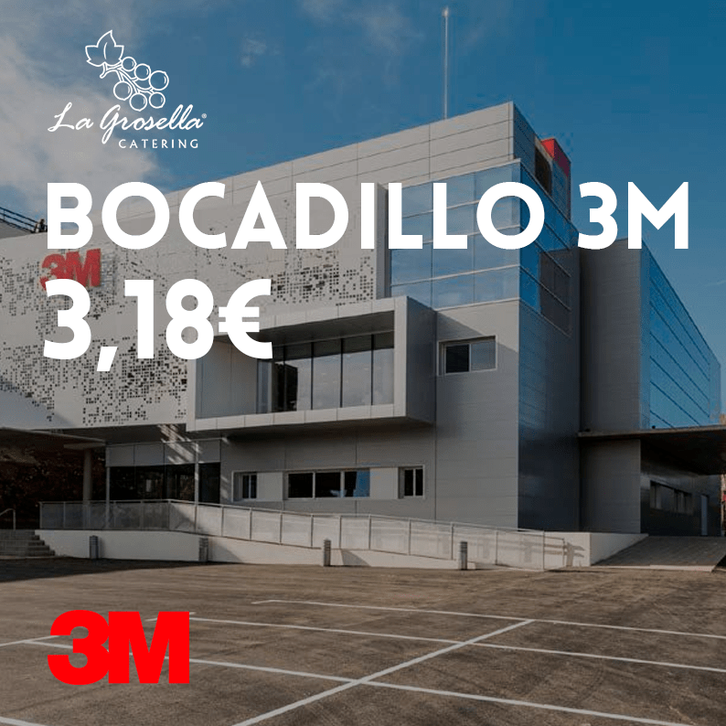 Bocadillo 3M 3,18€