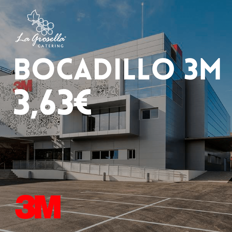 Bocadillo 3M 3,63€