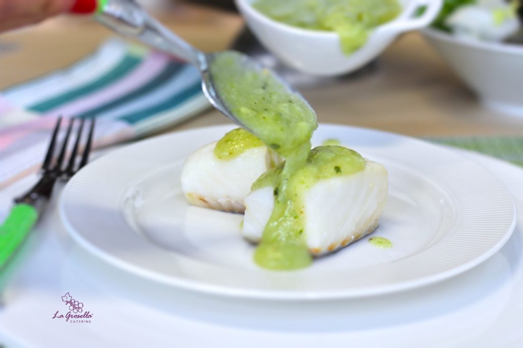 Merluza con salsa verde