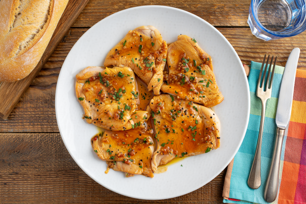 Contramuslos de pollo al chimichurri