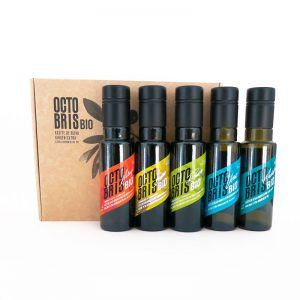 Estuche con 5 Aceites de 100ml.c/u de Oliva Virgen Extra OCTOBRIS