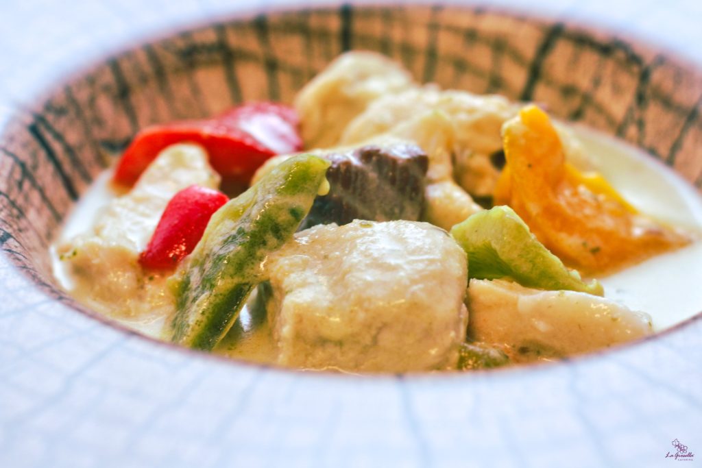 Cazón al curry verde