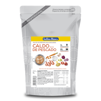 Caldo rojo de pescado 1 LT.