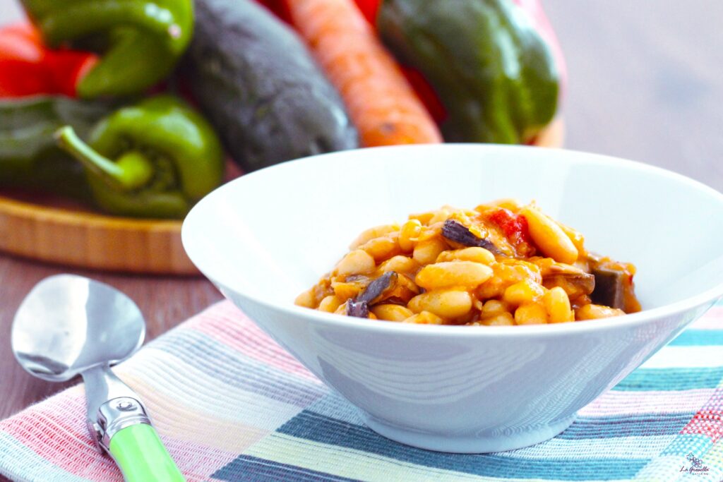 Alubias blancas con mejillones