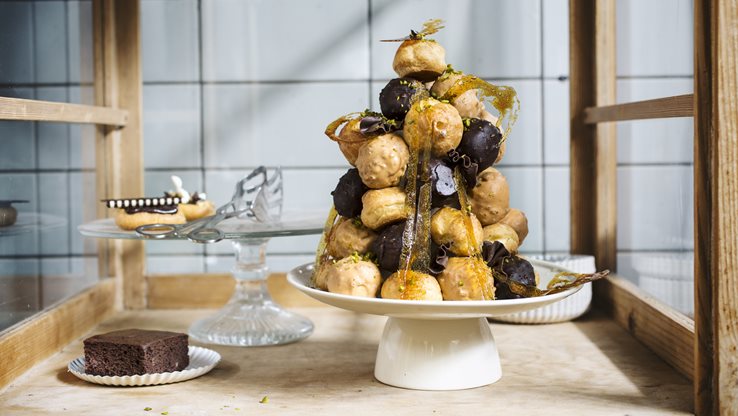 Profiteroles de caramelo 12/U