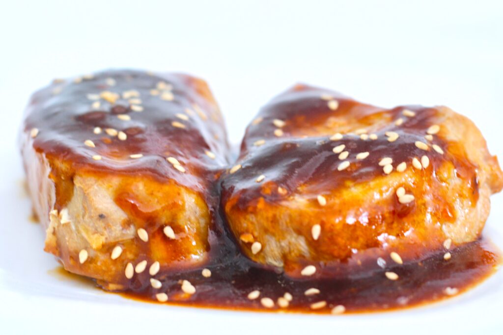 Atún con salsa teriyaki