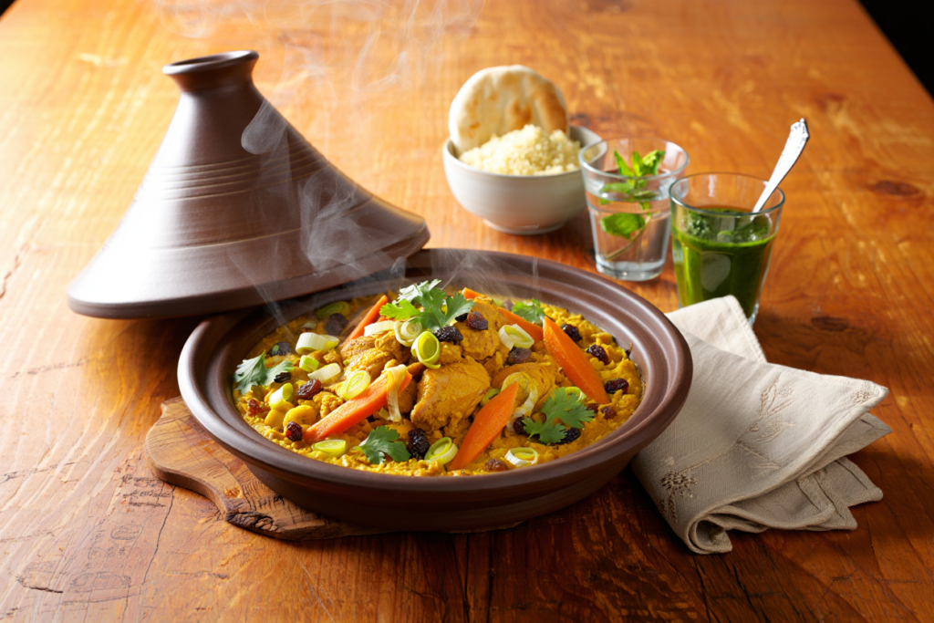 Tajine de pavo