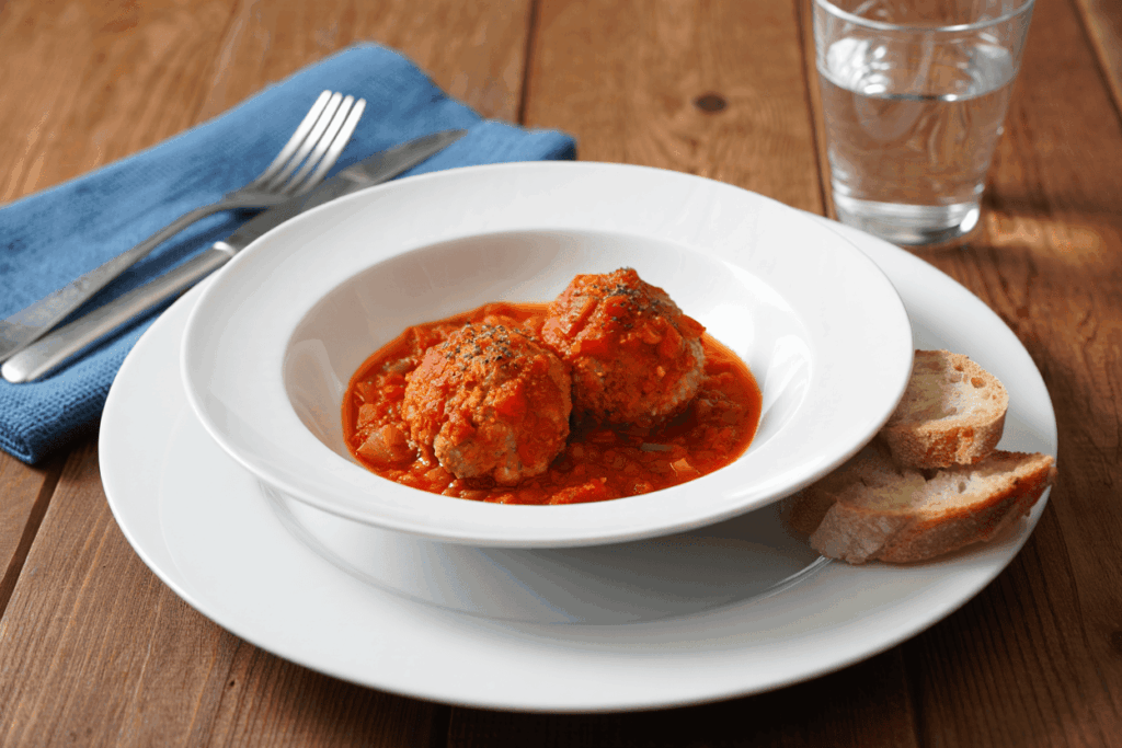Albóndigas de pavo con salsa de tomate