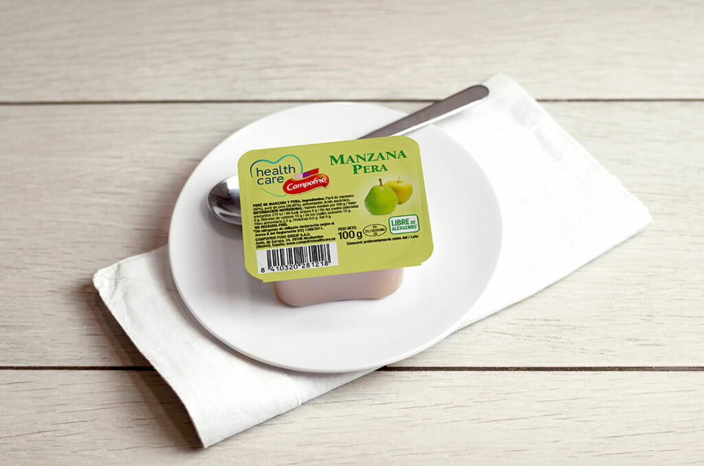 Compota de pera y manzana extra