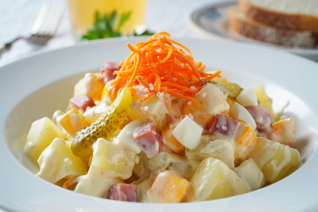 Ensaladilla con jamón york