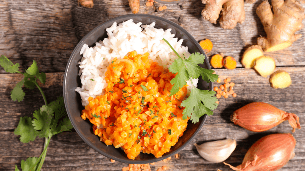 (Dhal) Curry de lentejas rojas