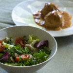 Comida a domicilio - Ensalada verde con alcachofas y mozzarella