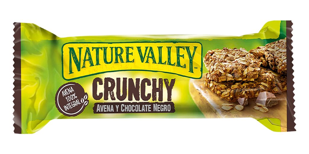 Barrita chocolate negro crunchy con avena
