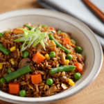 Comida a domicilio - Arroz con wok de verduras