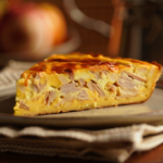 Comida a domicilio - Quiche con jamón york y 3 quesos