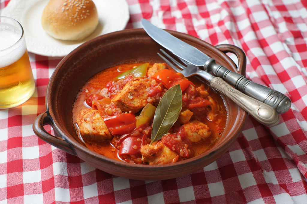 Ragú de pollo a la antigua