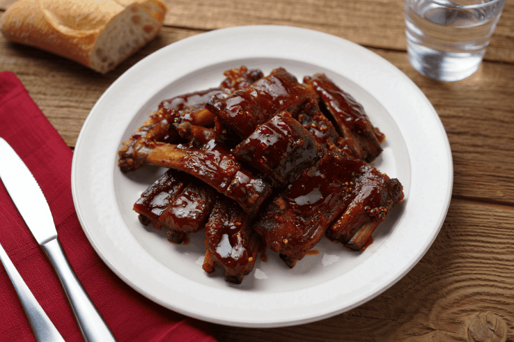 Costillas asiáticas picantes